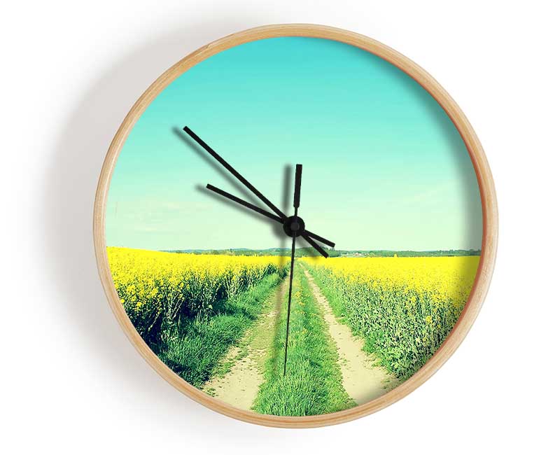 Field Road Clock - Wallart-Direct UK