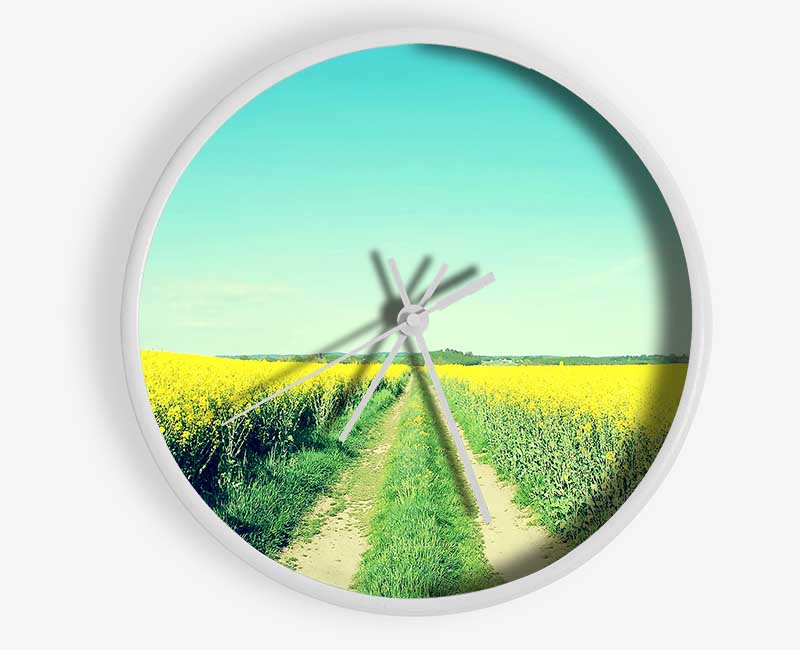 Field Road Clock - Wallart-Direct UK