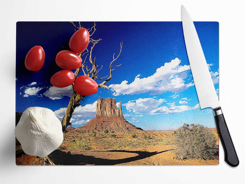 Monument Valley Arizona Glass Chopping Board