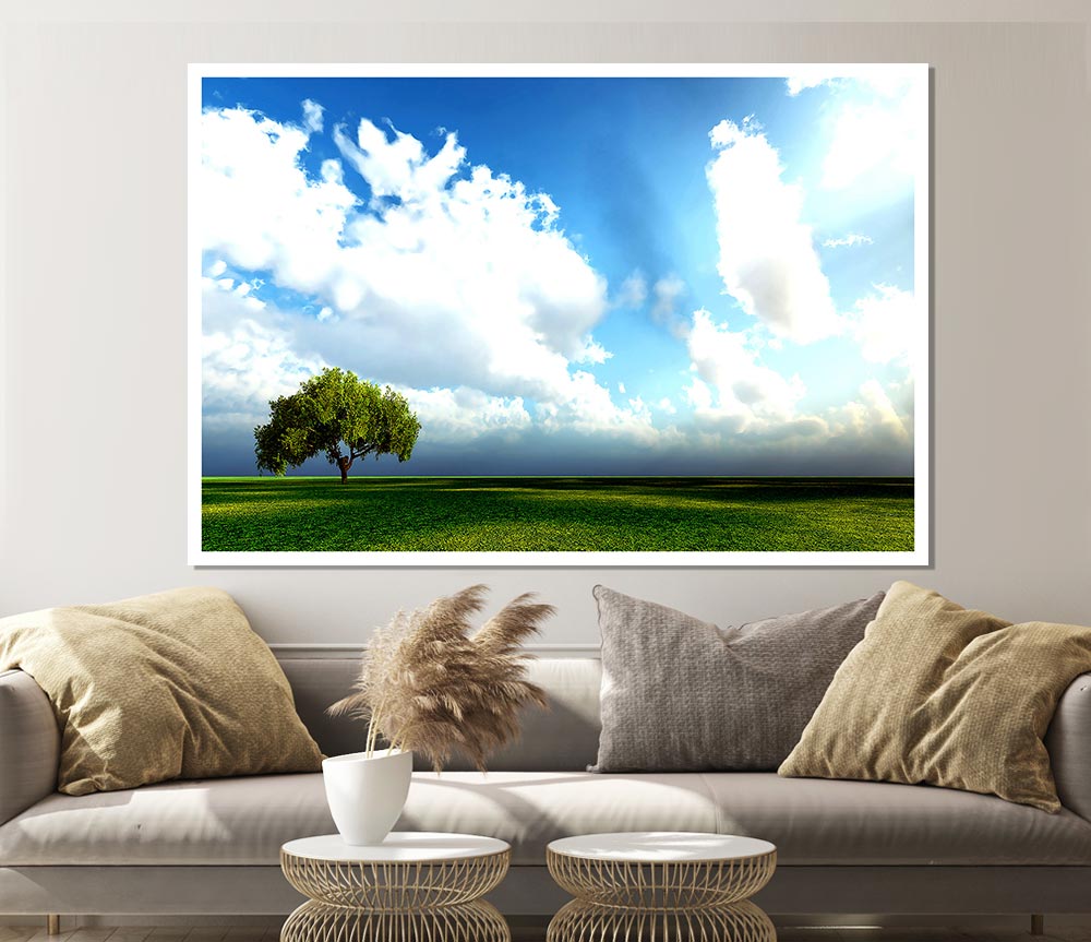 Beauty Of Nature Print Poster Wall Art