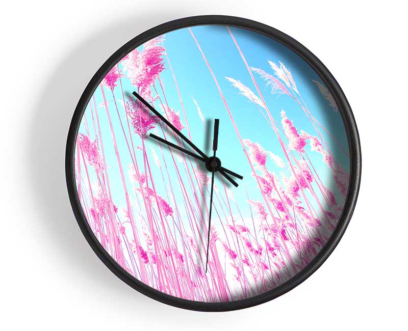 Grass On Beach Clock - Wallart-Direct UK