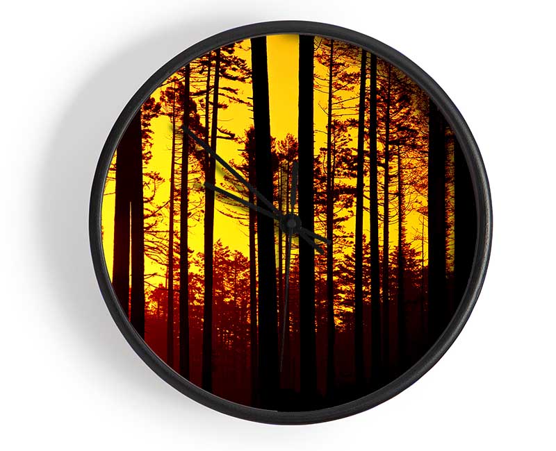 Through The Trees Clock - Wallart-Direct UK