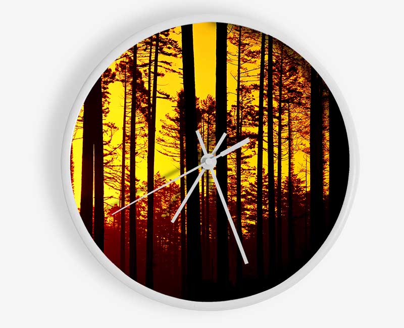 Through The Trees Clock - Wallart-Direct UK