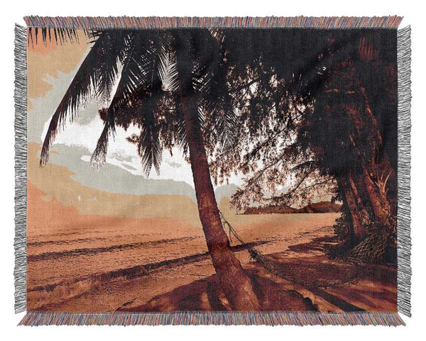 Beach Paradise Woven Blanket