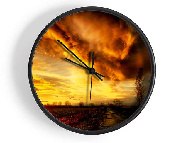 The Road To Nowhere Clock - Wallart-Direct UK