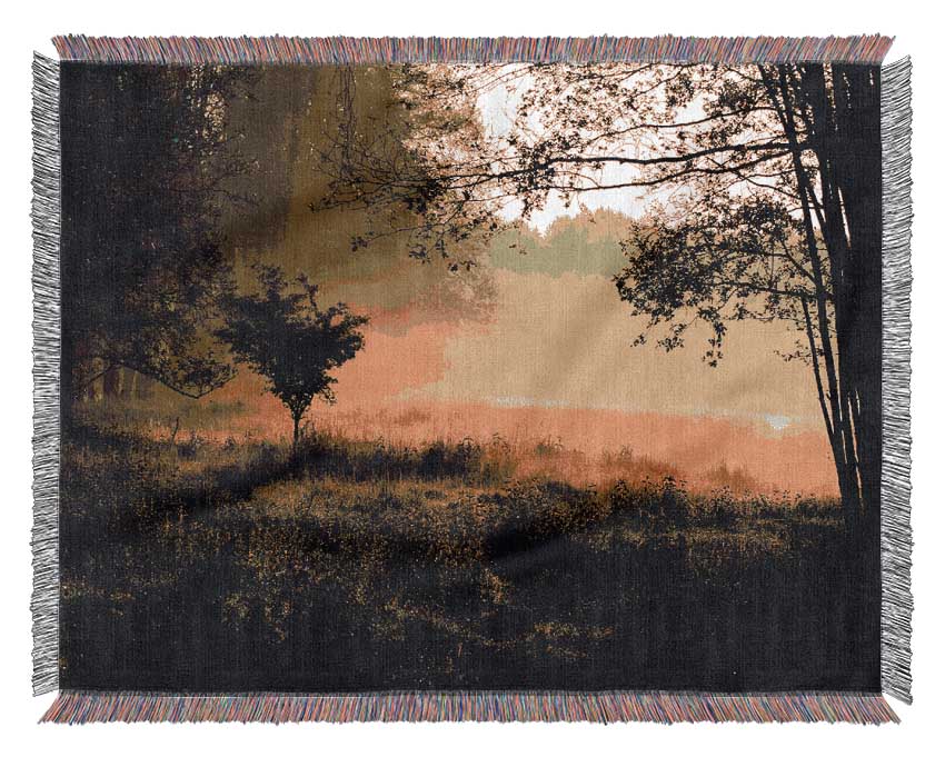 Countryside Mist Woven Blanket