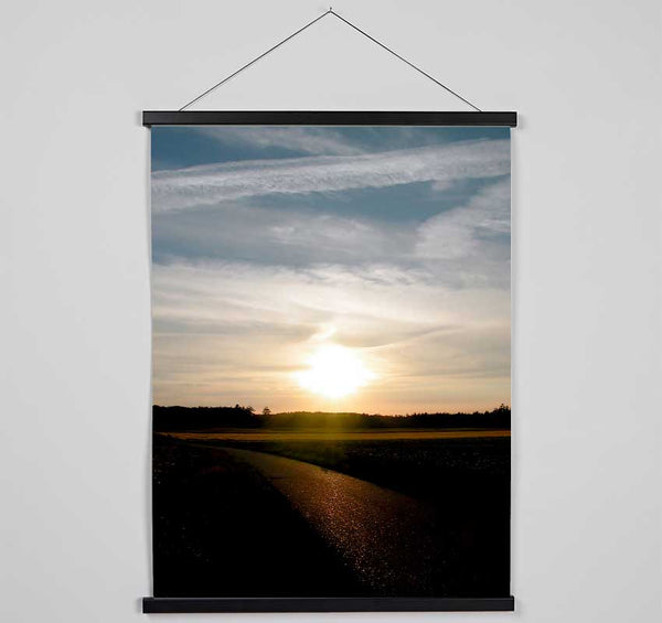 Road To The Sun Hanging Poster - Wallart-Direct UK