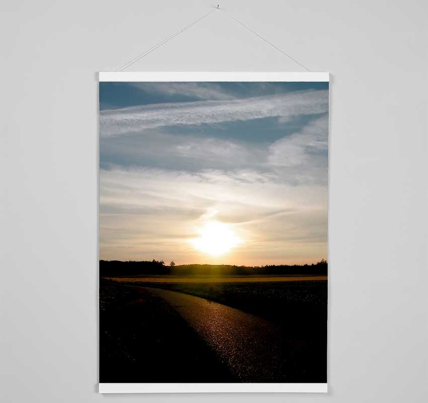 Road To The Sun Hanging Poster - Wallart-Direct UK