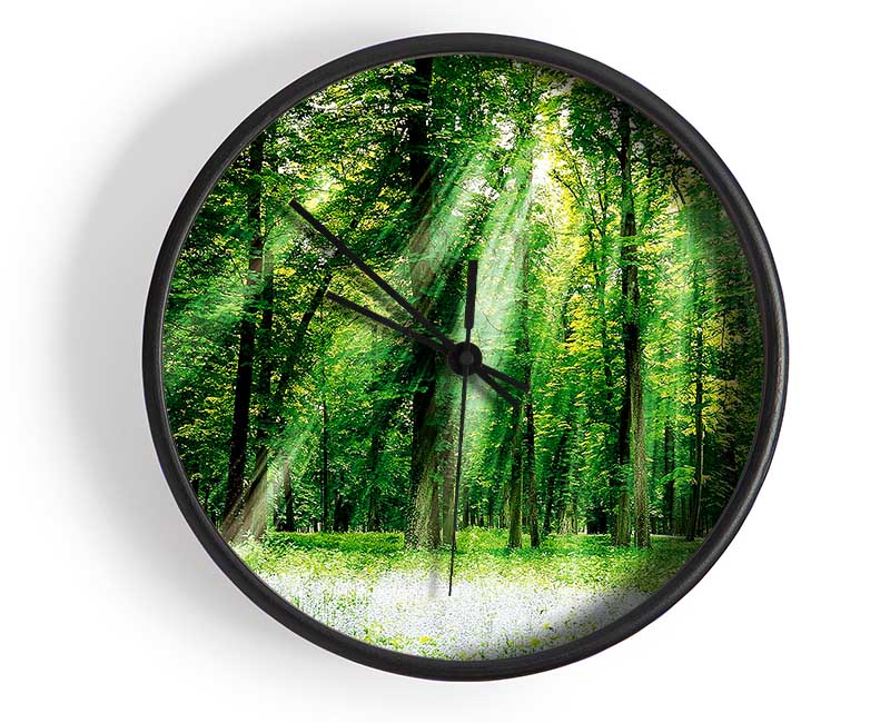 Sunbeams From Heaven Clock - Wallart-Direct UK