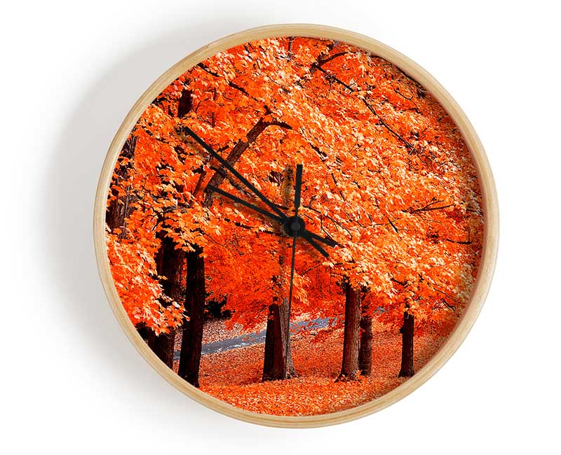 Orange Tree Parade Clock - Wallart-Direct UK