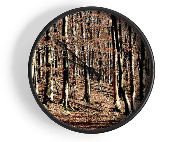 Woodland Beauty Clock - Wallart-Direct UK