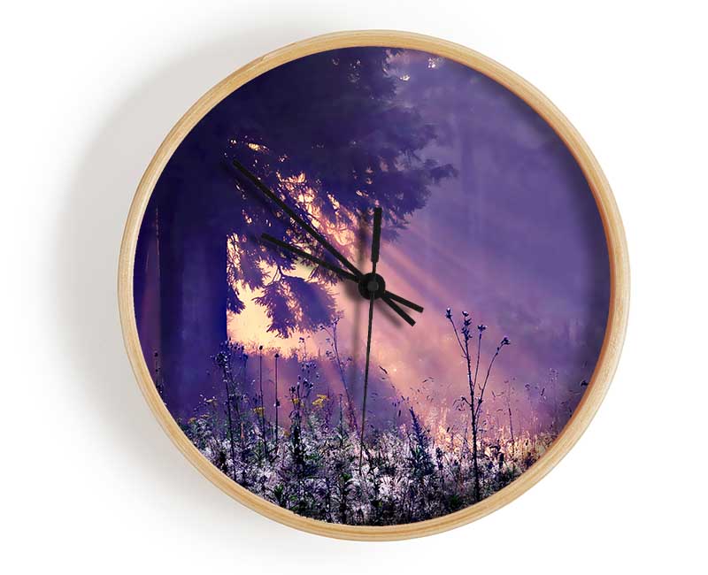 Sunray Tree Clock - Wallart-Direct UK