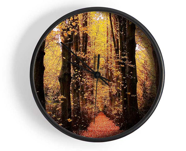 Woodland Walkway Clock - Wallart-Direct UK