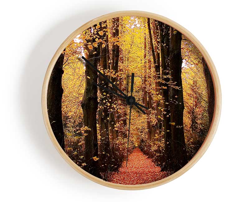 Woodland Walkway Clock - Wallart-Direct UK