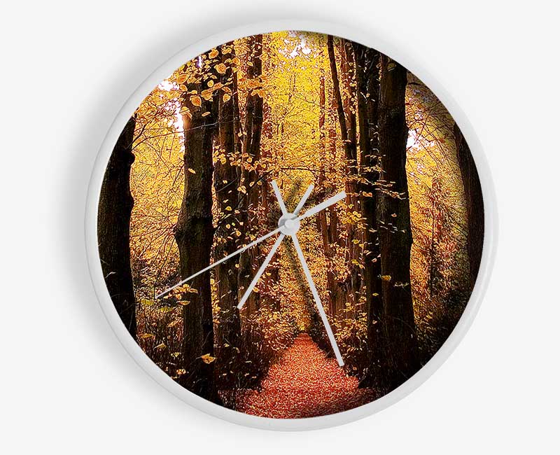 Woodland Walkway Clock - Wallart-Direct UK