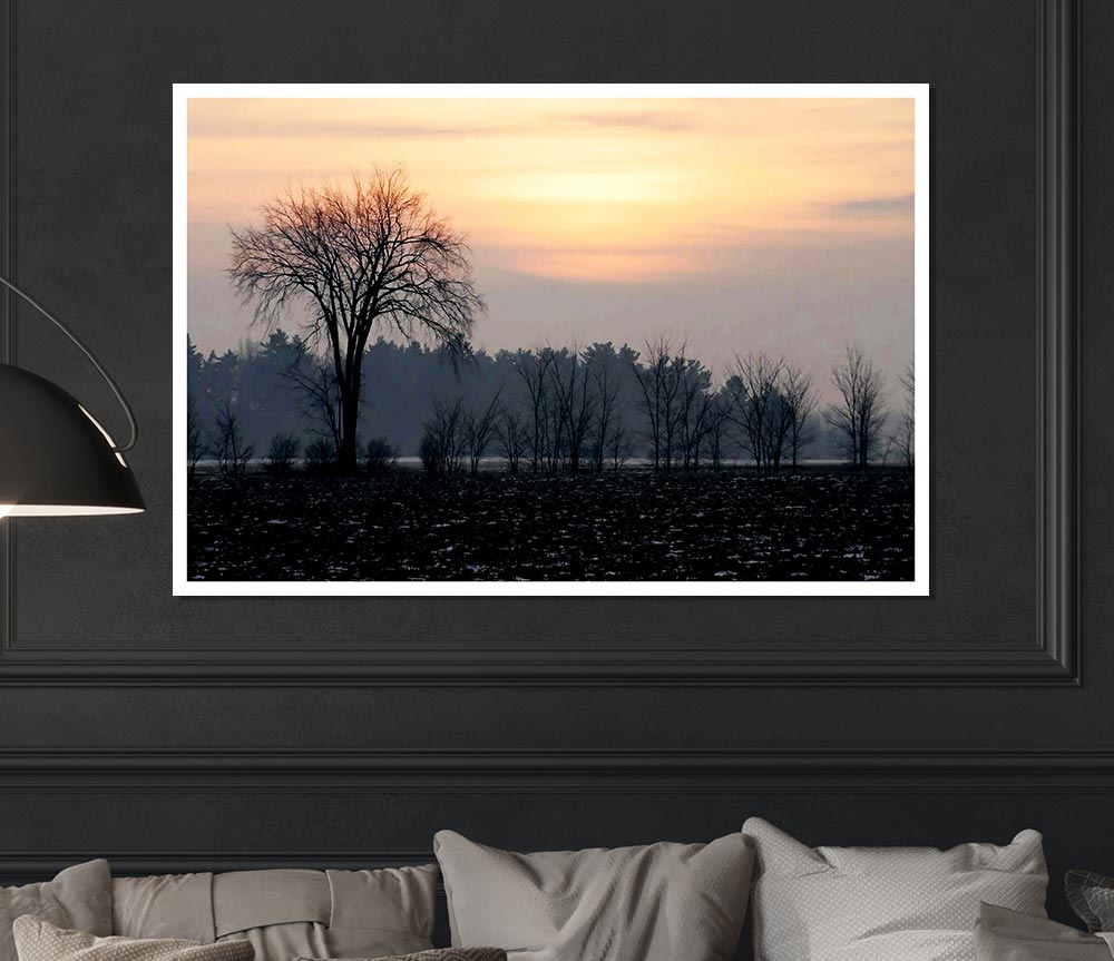 Yorkshire Dales Winter Print Poster Wall Art