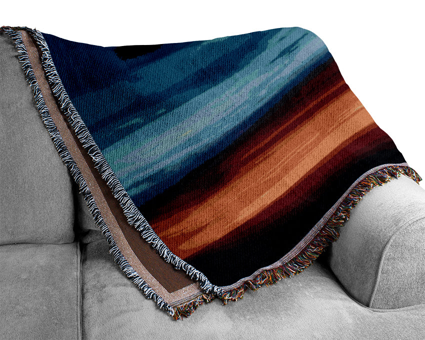 Sunrise At Dawn Woven Blanket