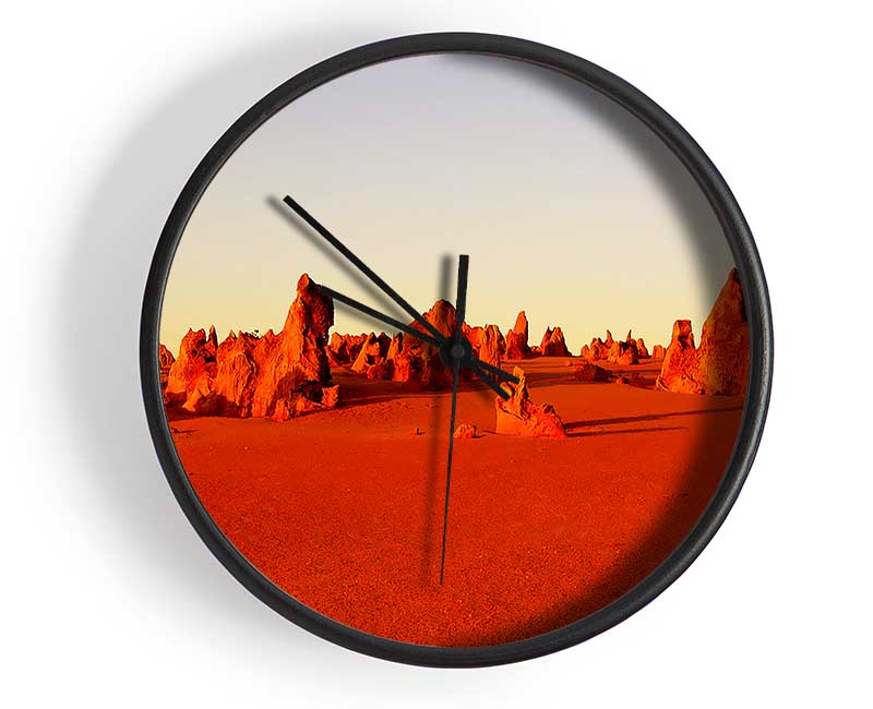 The Desert Rocks Clock - Wallart-Direct UK