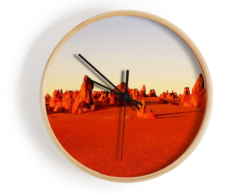 The Desert Rocks Clock - Wallart-Direct UK