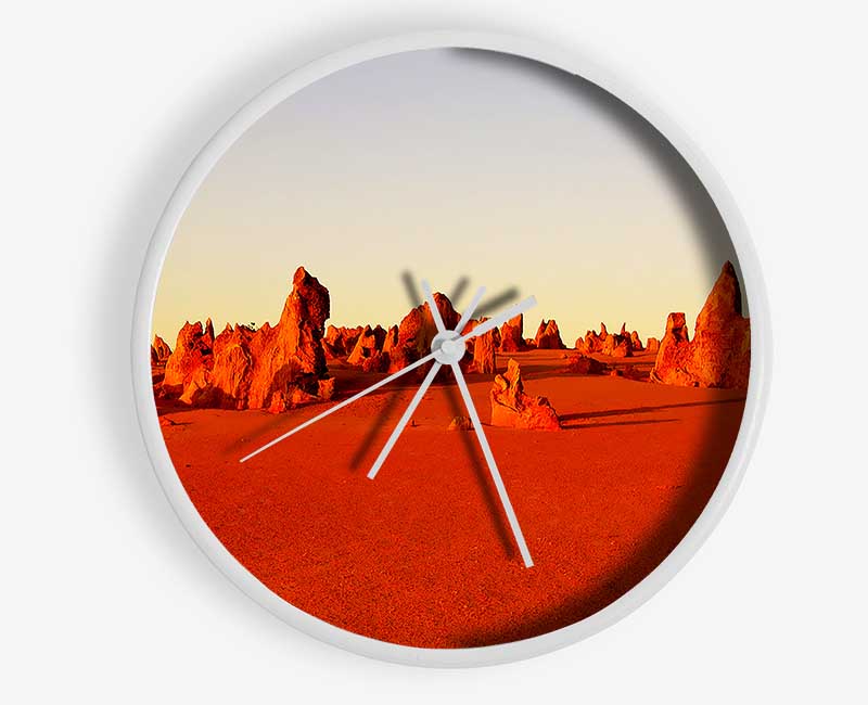 The Desert Rocks Clock - Wallart-Direct UK