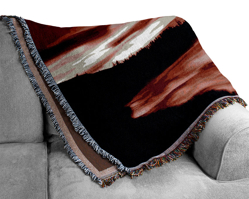 Red River Storms Woven Blanket