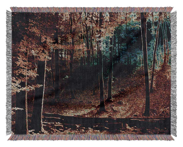 Rainbow Forrest 03 Woven Blanket