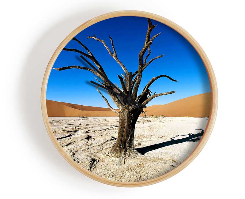 Desert Tree Branches Clock - Wallart-Direct UK