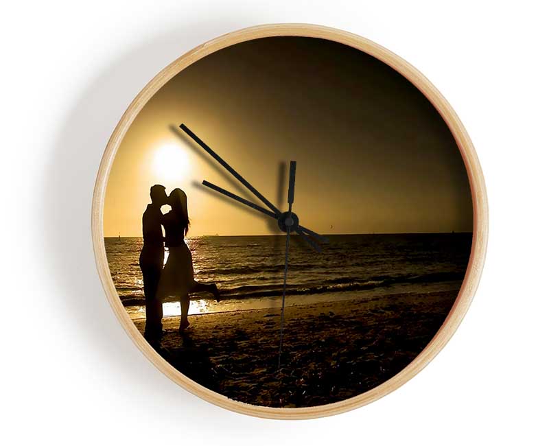 Beach Lovers Clock - Wallart-Direct UK