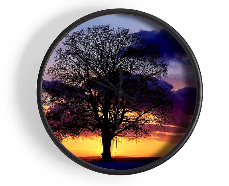 Oak Trees Light Clock - Wallart-Direct UK