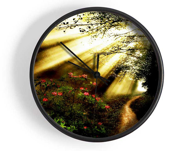 Mystical Garden Path Clock - Wallart-Direct UK