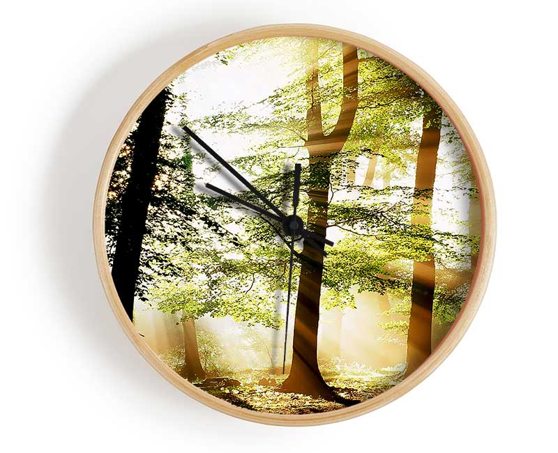 Treeline Sunbeam Clock - Wallart-Direct UK