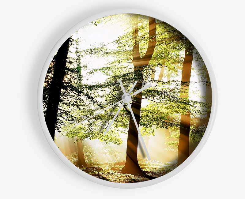 Treeline Sunbeam Clock - Wallart-Direct UK