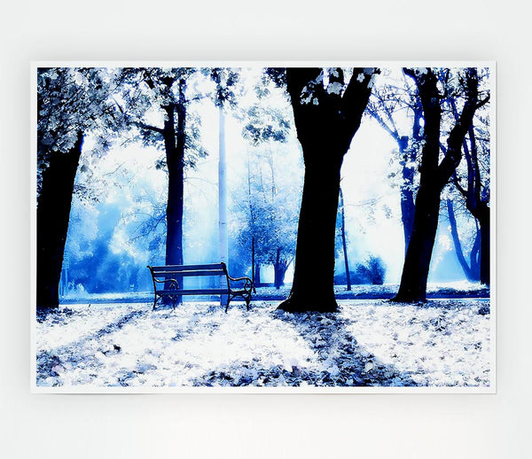 Winter Wonderland Print Poster Wall Art