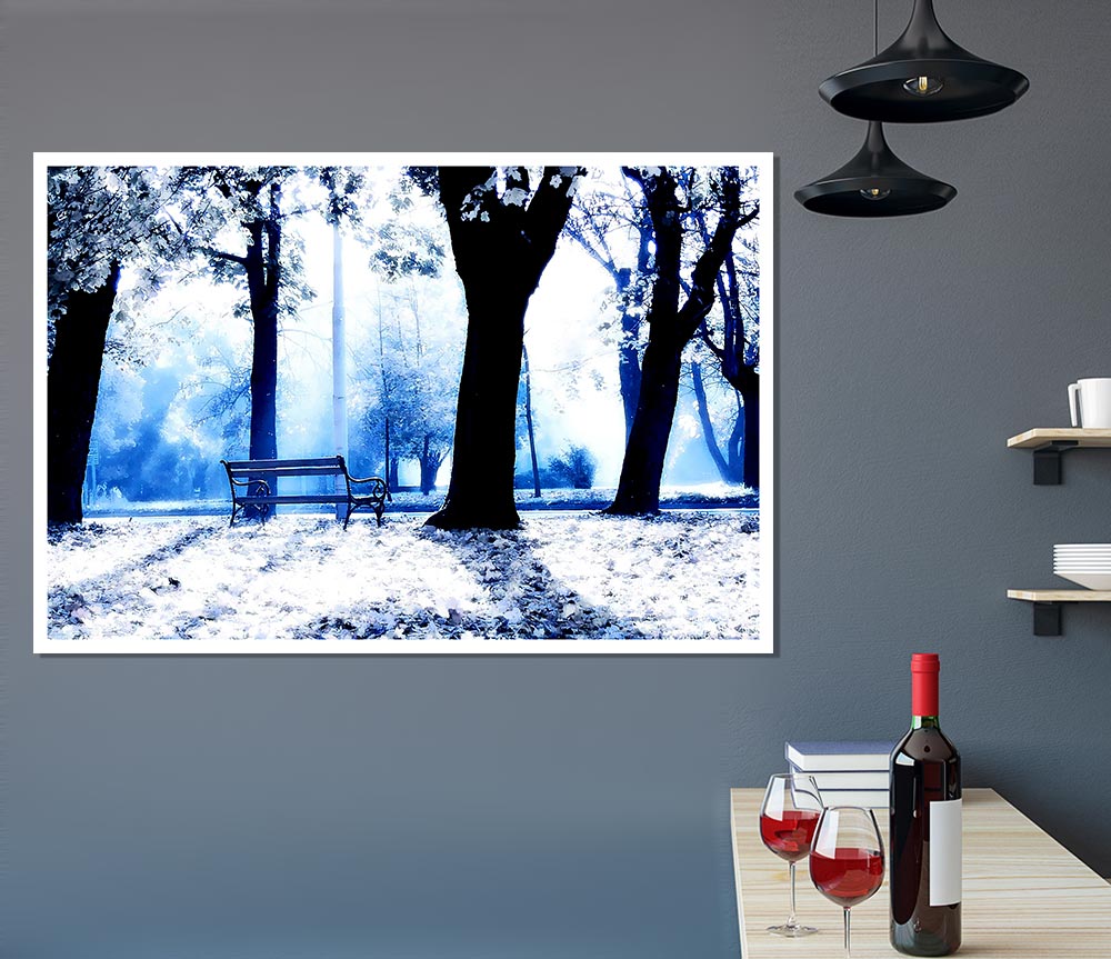 Winter Wonderland Print Poster Wall Art