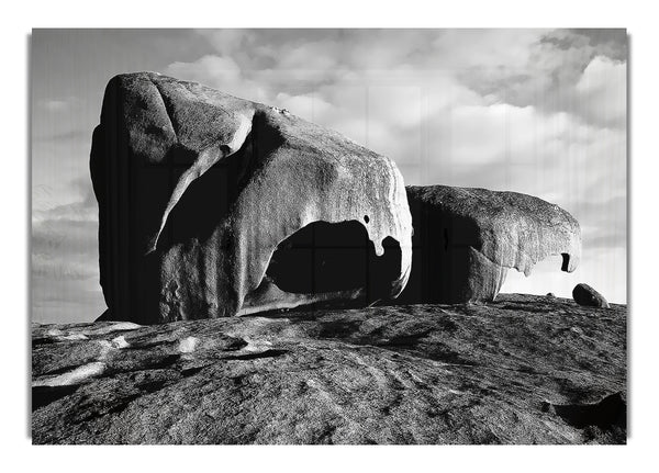 Boulders On Top Of The World B~w