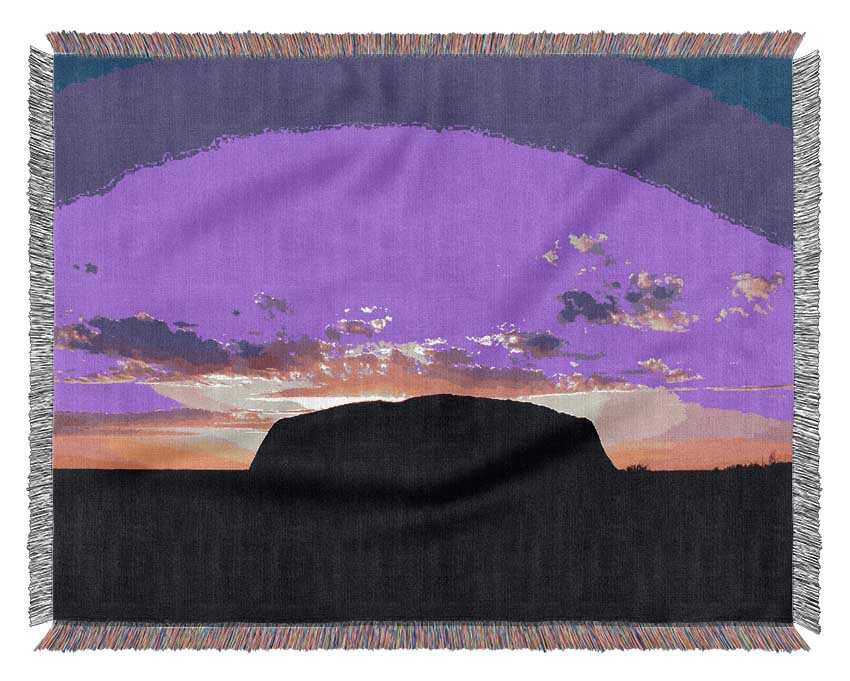 Stunning Australian Sunrise Woven Blanket