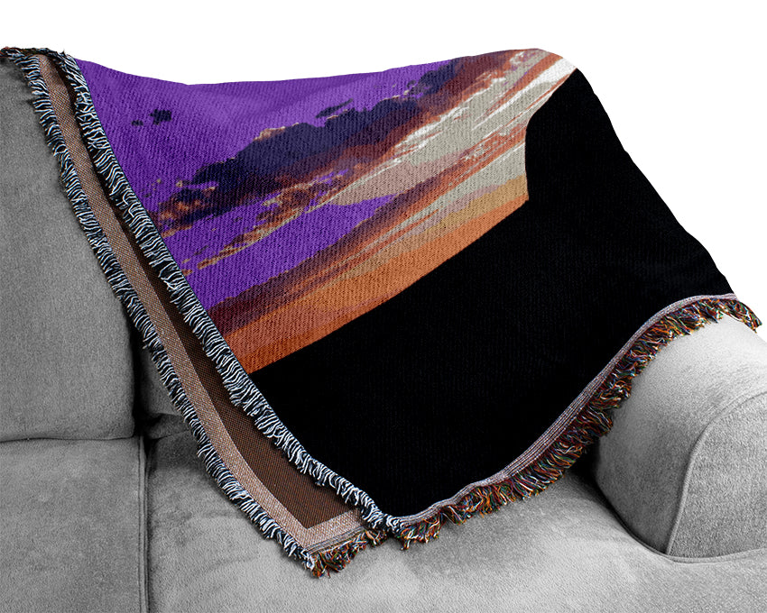 Stunning Australian Sunrise Woven Blanket