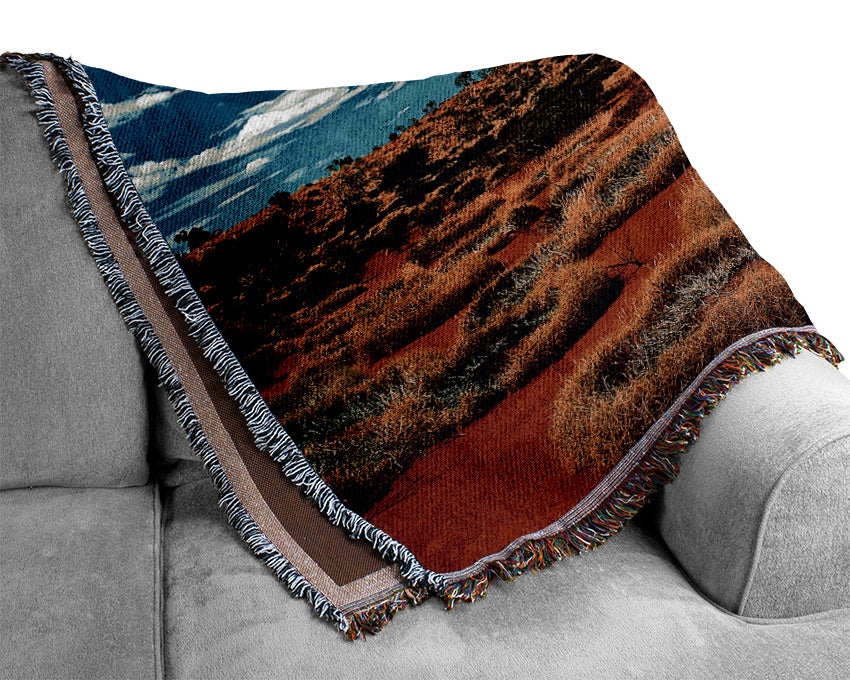 Desert Grass Woven Blanket