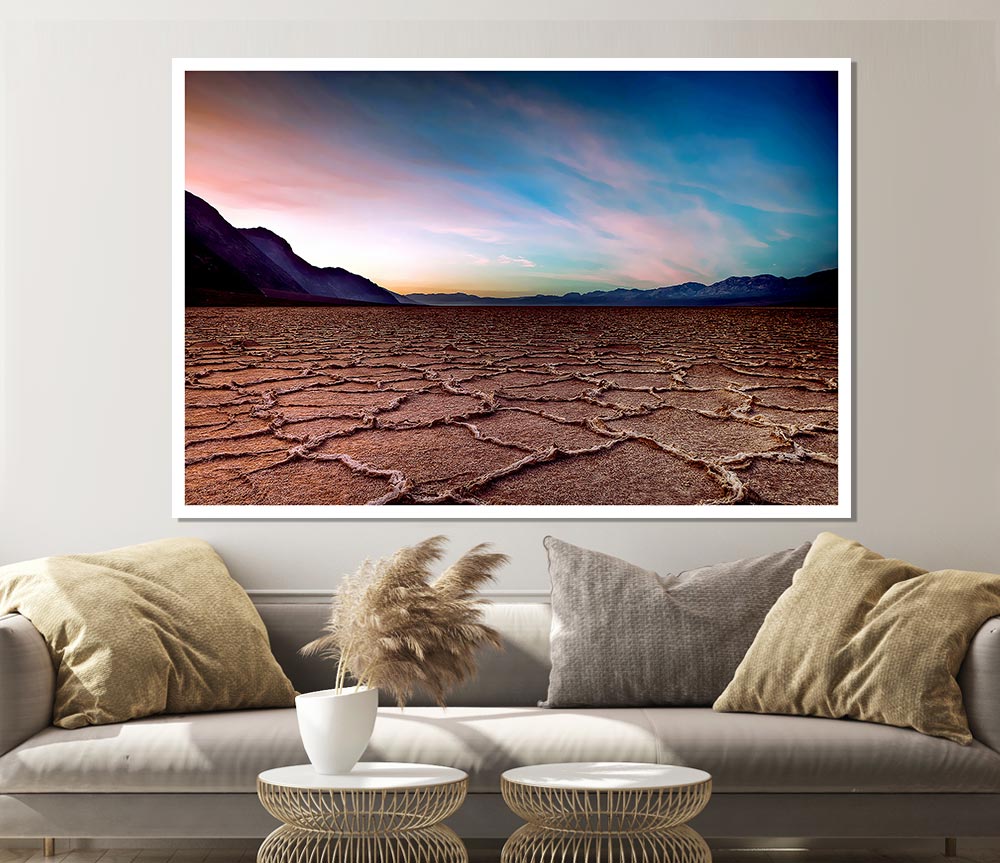 Desert Patterns Print Poster Wall Art