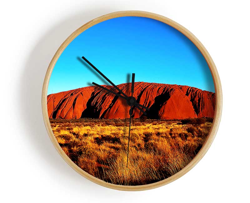 Ayres Rock Australia Clock - Wallart-Direct UK