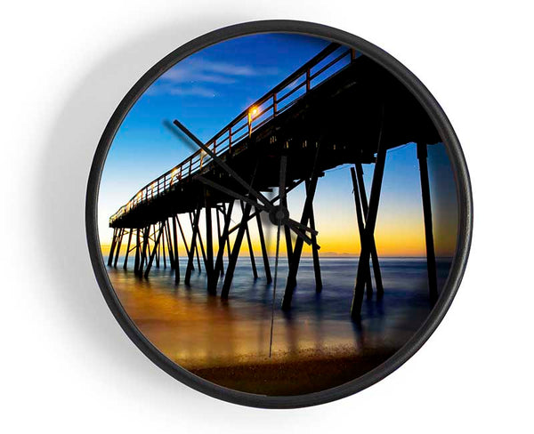 Under The Stunning Pier Clock - Wallart-Direct UK