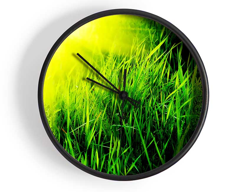 Sunbeams Through The Grass Clock - Wallart-Direct UK