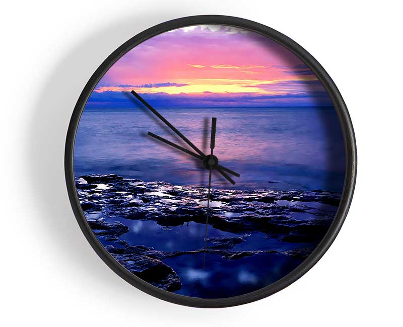 Sunrise At Brighton Beach Clock - Wallart-Direct UK