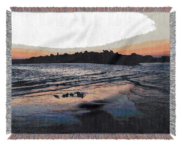 Along The Coast Woven Blanket