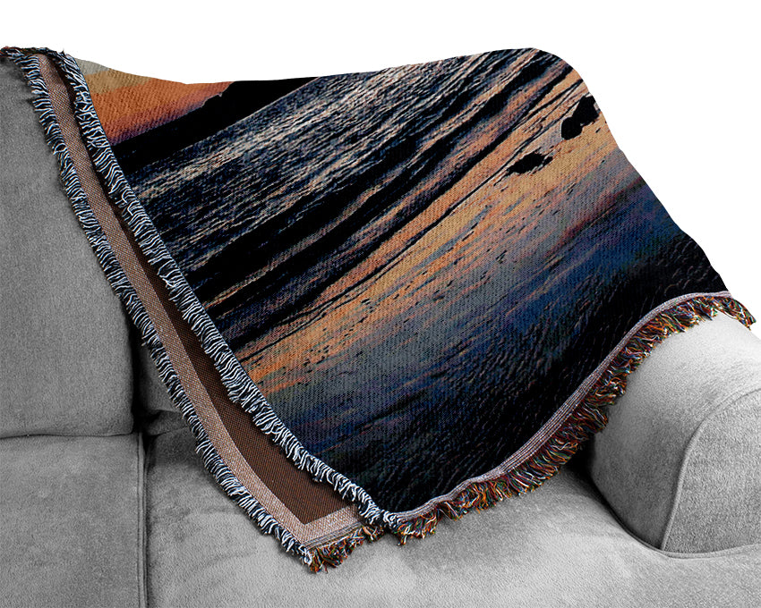 Along The Coast Woven Blanket