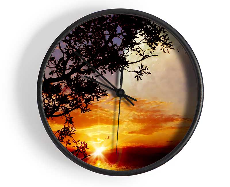 Suns First Light Clock - Wallart-Direct UK