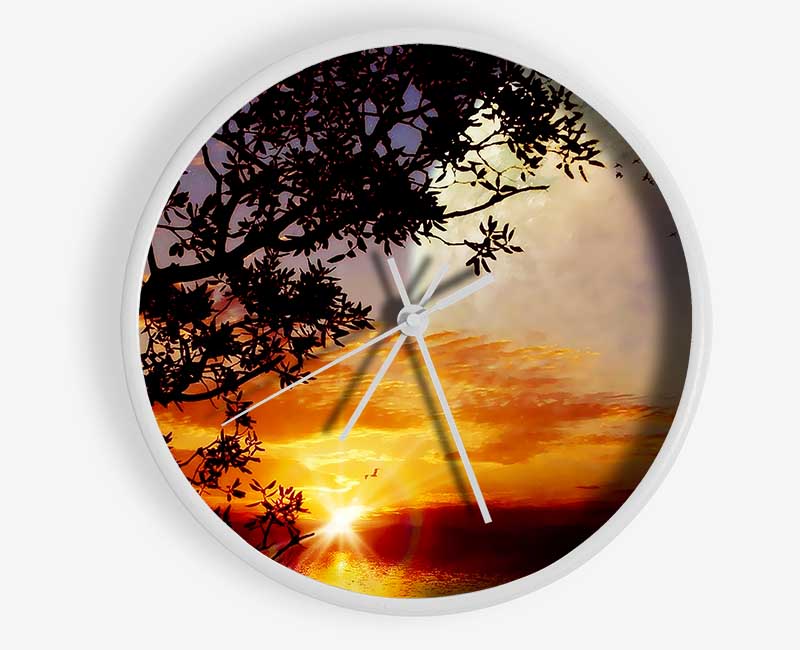 Suns First Light Clock - Wallart-Direct UK