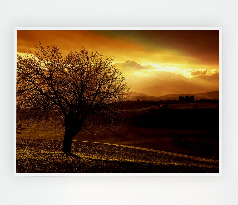 Yorkshire Dales After The Storm Print Poster Wall Art