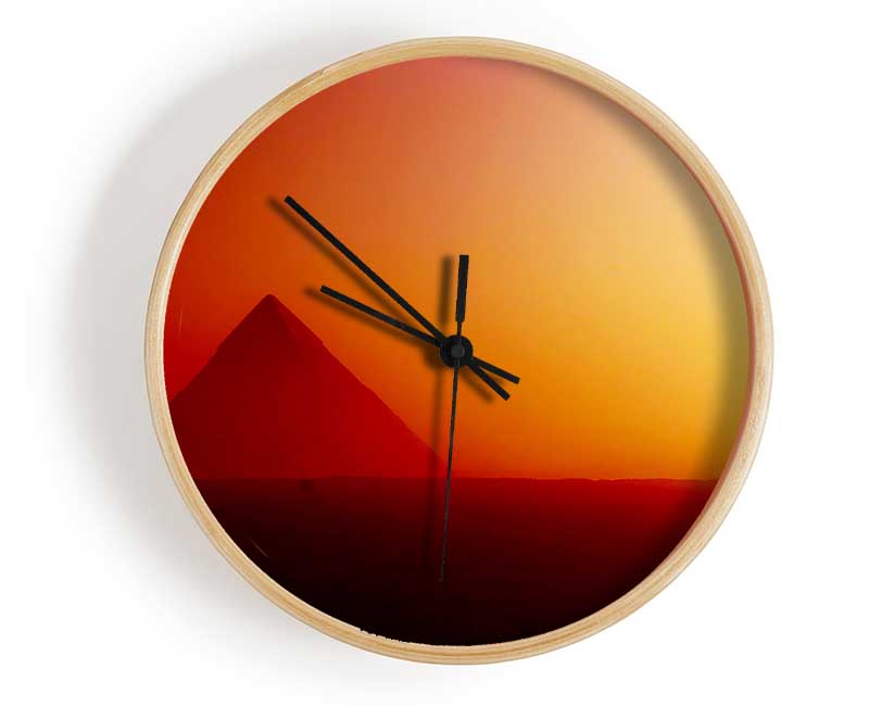 Desert Pyramid Mist Clock - Wallart-Direct UK