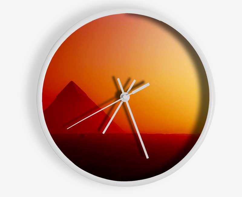 Desert Pyramid Mist Clock - Wallart-Direct UK